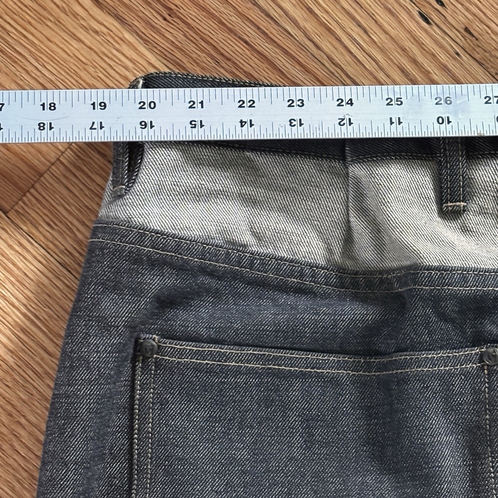 Vintage Phat Farm Black Carpenter Baggy Jeans 36x34 Hip Hop Style Tapered 34x34 - Picture 3 of 10